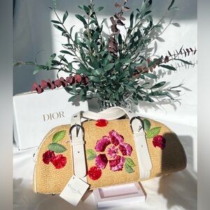 SOLD❗️CHRISTIAN DIOR Woven Raffia Bag Limited Edition. Authentic